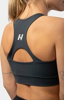 Fitness-undertøj Nebbia Active Sports Bra Dark Grey M Fitness-undertøj - 4