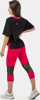 Fitness shirt Nebbia Organic Cotton Loose Fit "The Minimalist" Crop Top Black XS-S Fitness shirt - 5