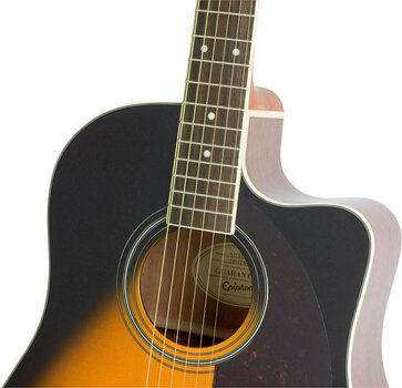 electro-acoustic guitar Epiphone AJ220SCE Vintage Sunburst - 4