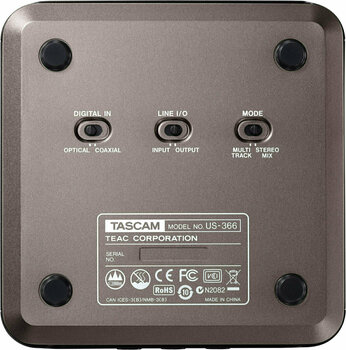 USB audio prevodník - zvuková karta Tascam US-366 USB Audio Interface - 2