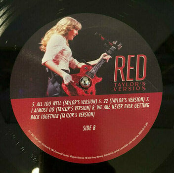 Vinyl Record Taylor Swift - Red (Taylor's Version) (4 LP) - 4