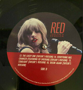 Vinyl Record Taylor Swift - Red (Taylor's Version) (4 LP) - 6