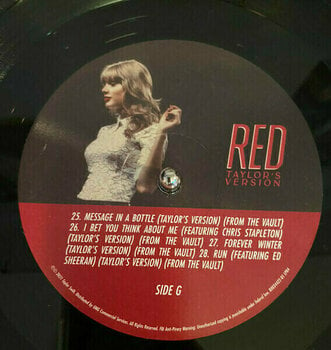 Vinyl Record Taylor Swift - Red (Taylor's Version) (4 LP) - 9