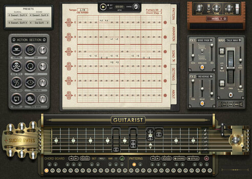 Софтуер за студио VST Instrument SugarBytes Guitarist (Дигитален продукт) - 2