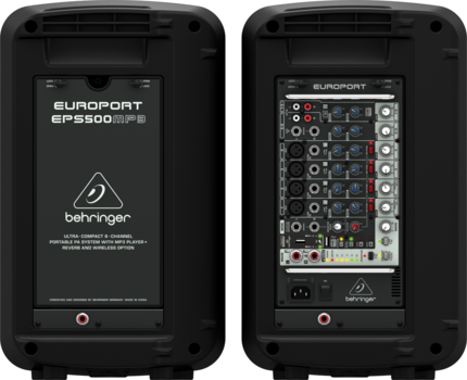 Přenosný ozvučovací PA systém  Behringer EUROPORT EPS 500 MP3 Přenosný ozvučovací PA systém  - 2