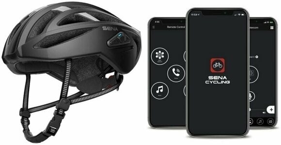 Smart Helm Sena R2 EVO Matt Black S Smart Helm - 6
