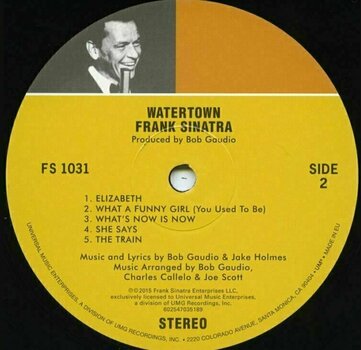Vinylskiva Frank Sinatra - Watertown (2022 Mix) (LP) - 4