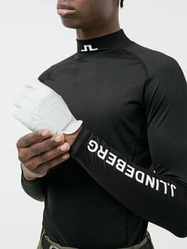 Thermal Clothing J.Lindeberg Aello Soft Compression Top Black L Термо Облекло - 5