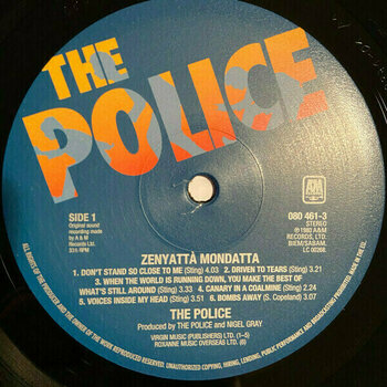 Vinyl Record The Police - Zenyatta Mondatta (LP) - 2