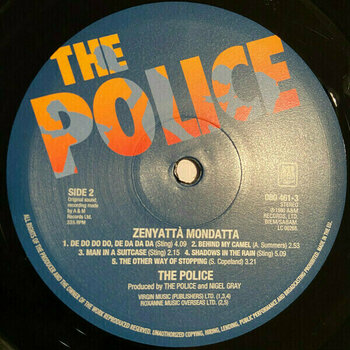 Vinyl Record The Police - Zenyatta Mondatta (LP) - 3