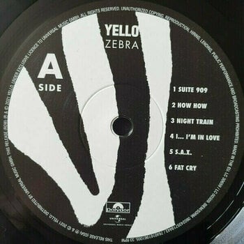Vinyylilevy Yello - Zebra (LP) - 2