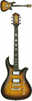 Elektrische gitaar BC RICH Eagle Masterpiece Tobacco Sunburst - 3