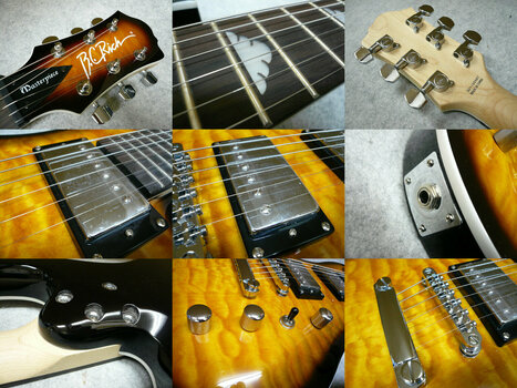 Elektrische gitaar BC RICH Eagle Masterpiece Tobacco Sunburst - 4