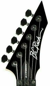Electric guitar BC RICH Jr.V Standard - Black With Pinstripes - 2