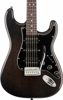 Electric guitar Fender Modern Player Strat HSH Charcoal Transparent - 4