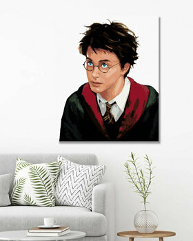 Festés számok szerint Zuty Festés számok alapján Harry Potter portréja - 2