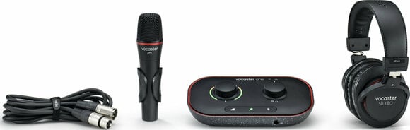 Mesa de mistura para podcasts Focusrite Vocaster One Studio Black - 8