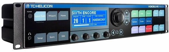 Processador de efeitos vocais TC Helicon VoiceLive Rack - 3