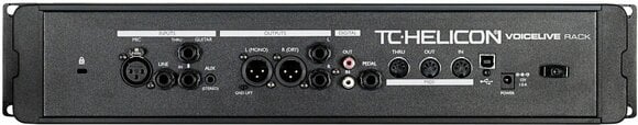 Processador de efeitos vocais TC Helicon VoiceLive Rack - 4
