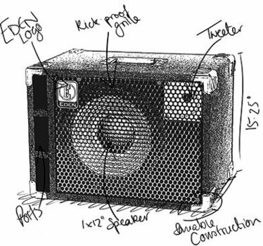 Basový reprobox Eden D112 XST8 Basový reprobox - 3