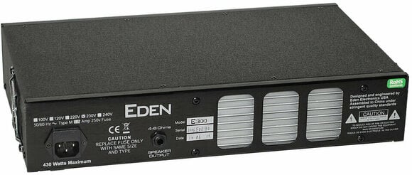 Tranzistorový basový zosilňovač Eden E Series E300 Tranzistorový basový zosilňovač - 4