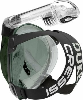 Diving Mask Cressi Duke Dry Full Face Mask Clear/Black/Smoked S/M - 4