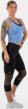 Fitness shirt Nebbia Sporty Slim-Fit Crop Tank Top Light Blue M Fitness shirt - 4