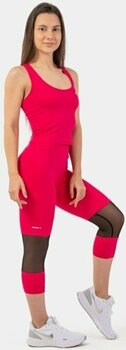Fitness T-shirt Nebbia Sporty Slim-Fit Crop Tank Top Pink XS Fitness T-shirt - 3