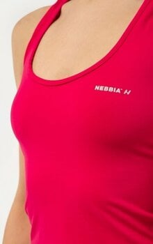 Fitness T-shirt Nebbia Sporty Slim-Fit Crop Tank Top Pink XS Fitness T-shirt - 5
