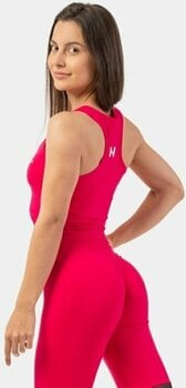 Fitness koszulka Nebbia Sporty Slim-Fit Crop Tank Top Pink S Fitness koszulka - 2