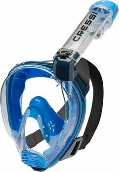 Маска за плуване Cressi Knight Full Face Mask Light Blue/Dark Blue M/L (B-Stock) #950426 (Повреден) - 4