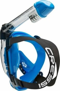 Маска за плуване Cressi Knight Full Face Mask Light Blue/Dark Blue M/L (B-Stock) #950426 (Повреден) - 6