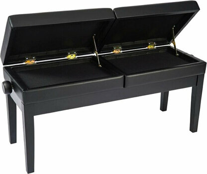 Podwójne krzesło fortepianowe
 Grand HY-PJ026 Black Gloss - 3