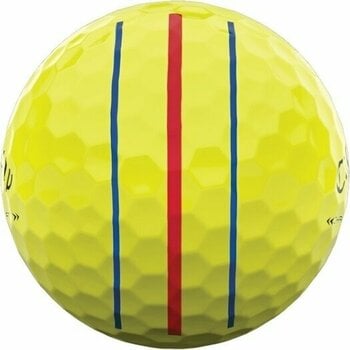 Нова топка за голф Callaway Chrome Soft X 2022 Yellow Triple Track - 4