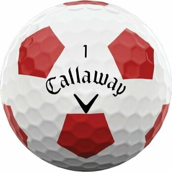 Golf Balls Callaway Chrome Soft 2022 Truvis Red - 3