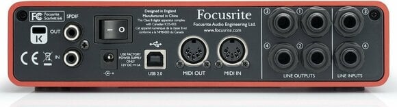 USB audio převodník - zvuková karta Focusrite SCARLETT 6i6 - 5
