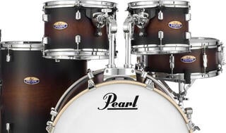 Batterie acoustique Pearl Decade Maple DMP925S/C260 Satin Brown Burst Batterie acoustique - 4