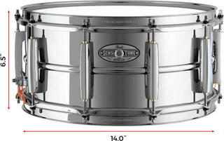 Werbel Pearl Sensitone STH1465S 14" Chrome Werbel - 5