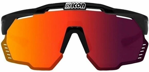 Cycling Glasses Scicon Aeroshade Kunken Black Gloss/SCNPP Multimirror Red/Clear Cycling Glasses - 2