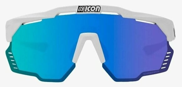 Cycling Glasses Scicon Aeroshade Kunken White Gloss/SCNPP Multimirror Blue/Clear Cycling Glasses - 2