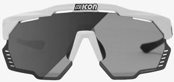 Cycling Glasses Scicon Aeroshade Kunken White Gloss/SCNPP Photochromic Silver Cycling Glasses - 2