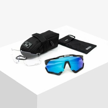 Kerékpáros szemüveg Scicon Aeroshade XL White Gloss/SCNPP Multimirror Blue/Clear Kerékpáros szemüveg - 6
