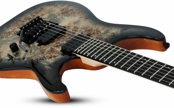 Electric guitar Schecter C-6 Pro FR Charcoal Burst - 11