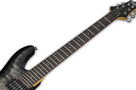 Elektrische gitaar Schecter C-6 Plus Charcoal Burst - 8