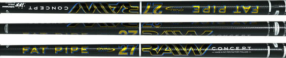 Crosse de floorball Fat Pipe Raw Concept Real Oval 27 Speed 96.0 Main droite Crosse de floorball - 2