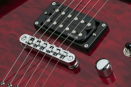 Guitarra elétrica Schecter C-6 Plus See-Thru Cherry Burst - 4