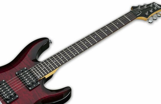 Elektrische gitaar Schecter C-6 Plus See-Thru Cherry Burst - 7