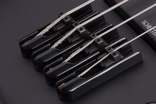 4-string Bassguitar Schecter Stiletto Stealth-4 Satin Black 4-string Bassguitar - 6