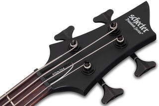 4-string Bassguitar Schecter Stiletto Stealth-4 Satin Black 4-string Bassguitar - 5