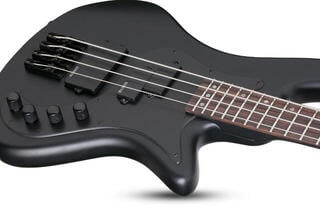 4-string Bassguitar Schecter Stiletto Stealth-4 Satin Black 4-string Bassguitar - 2